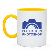 Чашка з фотокамерою "i`ll fix it in photoshop"